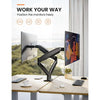 Full Motion Dual Monitor Arm Mount Desk Stand Height Adjustable Fits 13-35 inch Screens, Max 100x100mm, Each Arm Holds up to 26.4lbs - Walmart.com