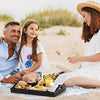 Bed Tray Table with Folding Legs Wooden Serving Breakfast in Bed or Use As a Platter Tray(Black) - Walmart.com