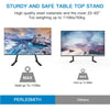 Universal Table Top TV Stand for 22 - 65 inch Flat Screen, LCD TVs Premium Height Adjustable Leg Stand Holds up to 110lbs - Walmart.com