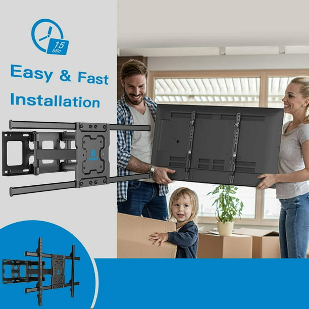 Full Motion TV Wall Mount Bracket Dual Articulating Arms Swivels Tilts Rotation for Most 37-70 Inch LED - Walmart.com