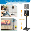 Universal Speaker Stands Height Adjustable Extend 18 to 43 Holds Satellite Speakers Bookshelf Speakers up to 11lbs 1 Pair Black - Walmart.com