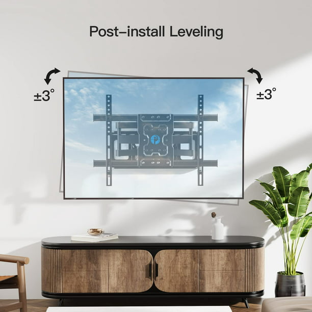 TV Wall Mount Full Motion for Most 37-75 Inch LED LCD OLED Flat Curved Screen, Wall Bracket TV Mount with Articulating Arms Swivel Tilt Leveling Holds up to 132lbs Max 600x400mm - Walmart.com