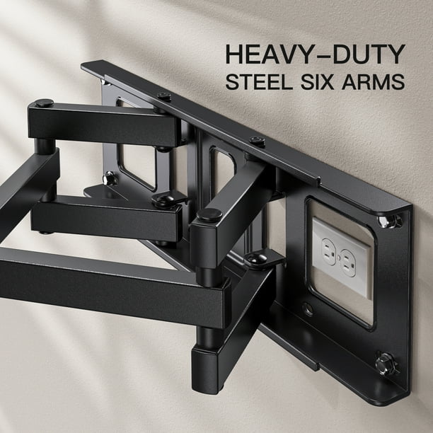 Full Motion TV Wall Mount for 26-55 Inch TVs, Max Mounting Pattern 400x400mm - Walmart.com