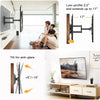 Full Motion TV Wall Mount Brackets for Most 26-55 Inch LED LCD Flat Curved Screen Monitors TVs, Single Articulating Arm TV Mount Swivel Tilt Extension, Max 400X400mm Up to 88lbs - Walmart.com