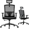 Ergonomic Home Office Chair Desk with Large Seat&Lumbar Support, Computer Gaming Chair with Adjustable Headrest, Armrest - Walmart.com