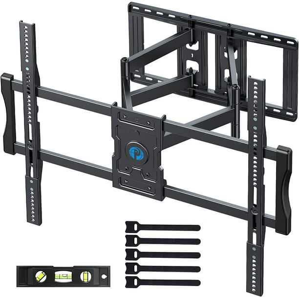 Full Motion TV Wall Mount for 40-92 Inch TVs, TV Mount Bracket with Dual Articulating Arms, Swivel, Tilt, Extension, Max 800x600, Large TV Wall Mount Holds up to 132 lbs - Walmart.com