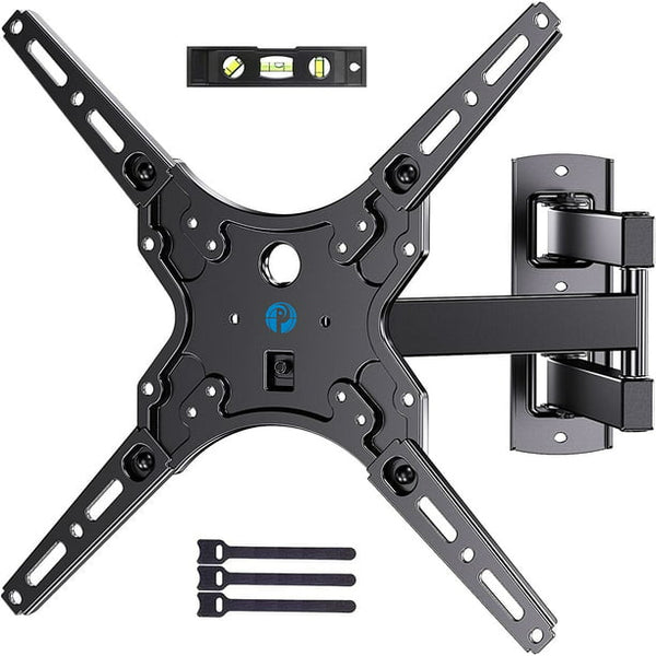 Full Motion TV Wall Mount Brackets for Most 26-55 Inch LED LCD Flat Curved Screen Monitors TVs, Single Articulating Arm TV Mount Swivel Tilt Extension, Max 400X400mm Up to 88lbs - Walmart.com