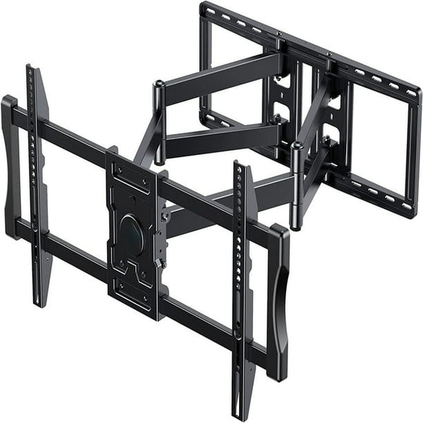 Full Motion TV Wall Mount Brackets for 50-90 inches OLED QLED 4K Flat Curved TV, Fits 24 inch Studs Max 800x400mm up to 132 lbs - Walmart.com