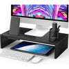 Monitor Riser Stand, Desk Organizer Stand for Laptop Computer, Desktop Printer Stand with Phone Holder and Cable Management, Versatile as Storage Shelf Screen Holder - Walmart.com