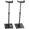 Universal Speaker Stands Height Adjustable Extend 18 to 43 Holds Satellite Speakers Bookshelf Speakers up to 11lbs 1 Pair Black - Walmart.com