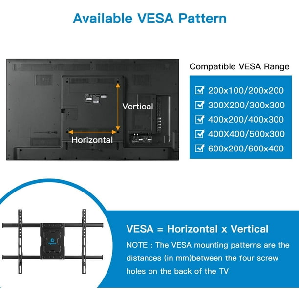 Full Motion TV Wall Mount Bracket Dual Articulating Arms Swivels Tilts Rotation for Most 37-70 Inch LED - Walmart.com