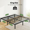 King Size Metal Platform Bed Frame Mattress Foundation No Box Spring Needed, Modern Bed Frame with 14" Large Under Bed Storage Space - Walmart.com