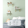 Set of 3 Floating Shelves, Wall Shelves for Bedroom, Living Room, Bathroom, Kitchen, Shelves for Wall Decor - Walmart.com