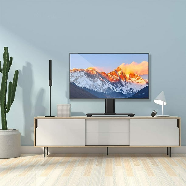 Universal TV Stand, Table Top TV Stand for 32-55 inch LCD LED TVs, Height Adjustable TV Base Stand with Tempered Glass Base Wire Management, 400x400mm - Walmart.com